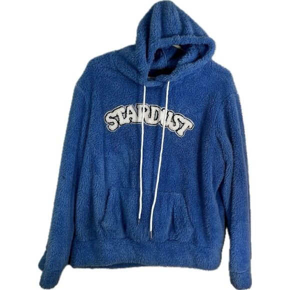 Shein women’s size 6 stardust patchwork pullover hoodie with kangaroo pocket - Picture 1 of 6